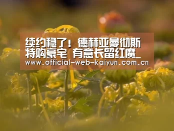 续约稳了!德赫亚曼彻斯特购豪宅 有意长留红魔_开云体育(图3) 开云体育